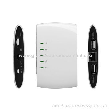 3G Routers with Mobile Power Bank, AP and NAS